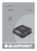 Blaupunkt EMA-255 - Owners Manual 